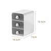Scatola portaoggetti da scrivania a cassetti Trasparente Cosmetici Cancelleria da scrivania Scaffale Scrivania Organizer Scatola