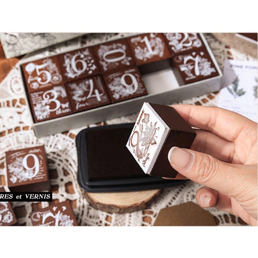 10/27 Pcs Number Stamper Seal Set Alphabet Letter Letter Wax Seal Stamp  Envelope