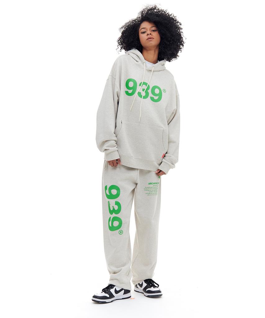 Akaibeuboldeu 939 Logo Sweat Pants (Oatmeal)