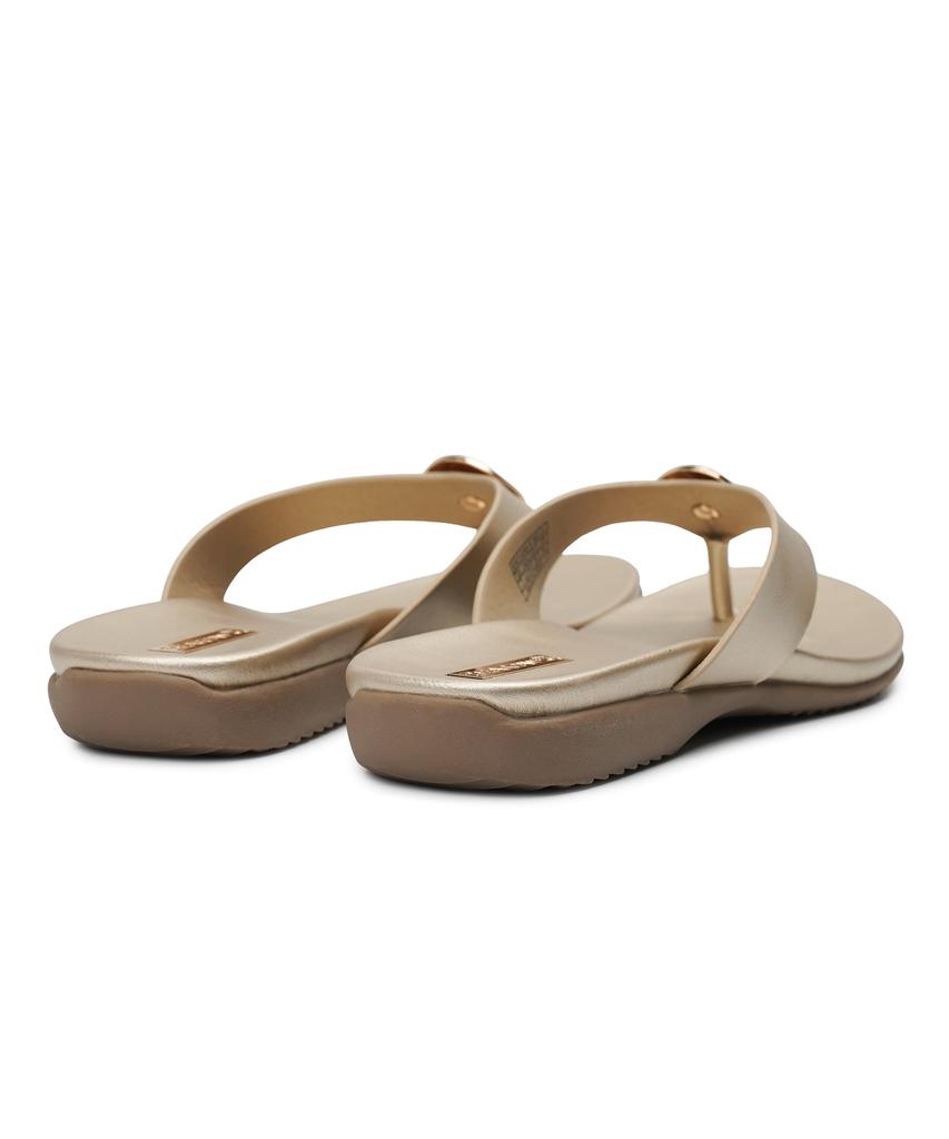 Bearpaw Mella Gold Flip-Flops (K1027145Rb-W)