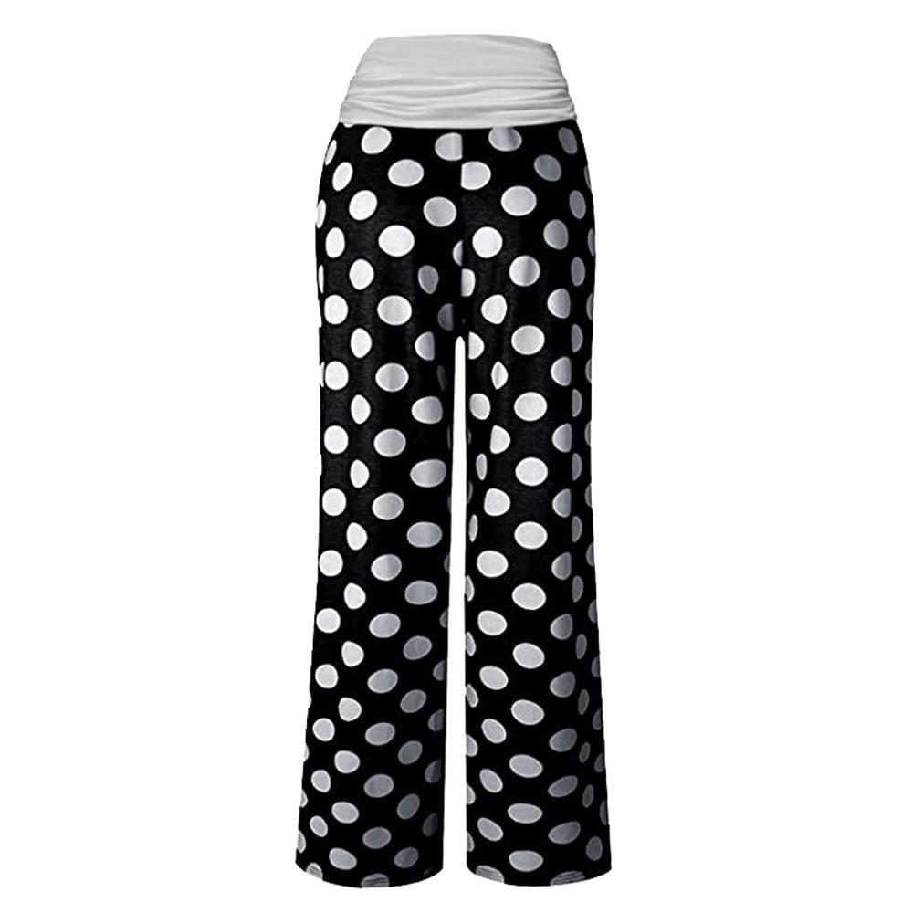 New European and American Women's Milk Silk Wide-Leg Yoga Sports Pants
