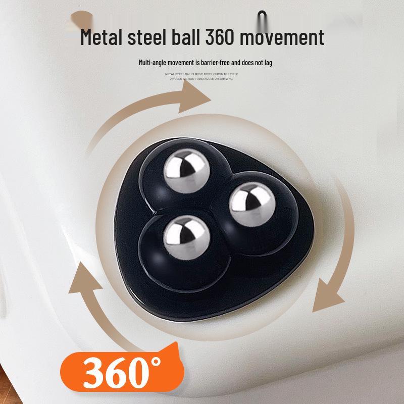 Universal Wheel Storage Box: Wear-Resistant Bedside Table with High Load-Bearing Casters