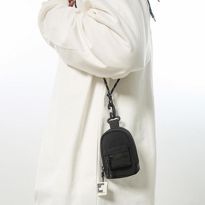 Mini halterneck bags, men's and women's coin purses, headphone bags, trendy brand personalized satchel, key bags, crossbody bags