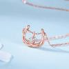 U-shaped Necklace Women's Light Luxury Fashion Simple Collarbone Chain Smart Zircon Pendant Item Jewelry