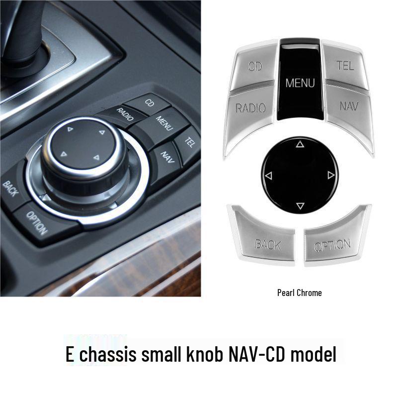 Compatible with BMW E Platform Central Control Multimedia Buttons for Older 3 Series, 5 Series, X5, X6, E90, E70 iDrive Controllers.