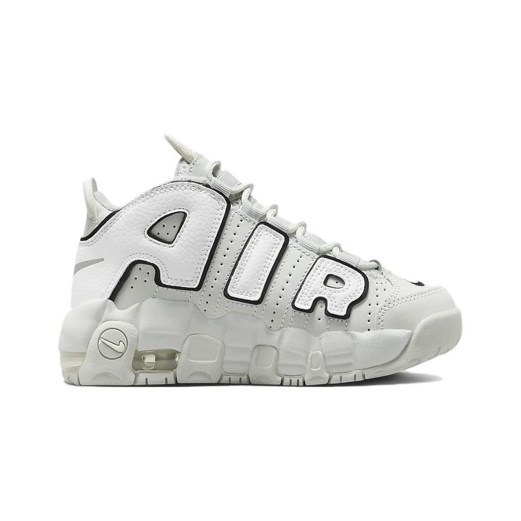 Nike Air More Uptempo PS Photon Dust Black Kids Sneakers White Metallic-Silver FD0023-001
