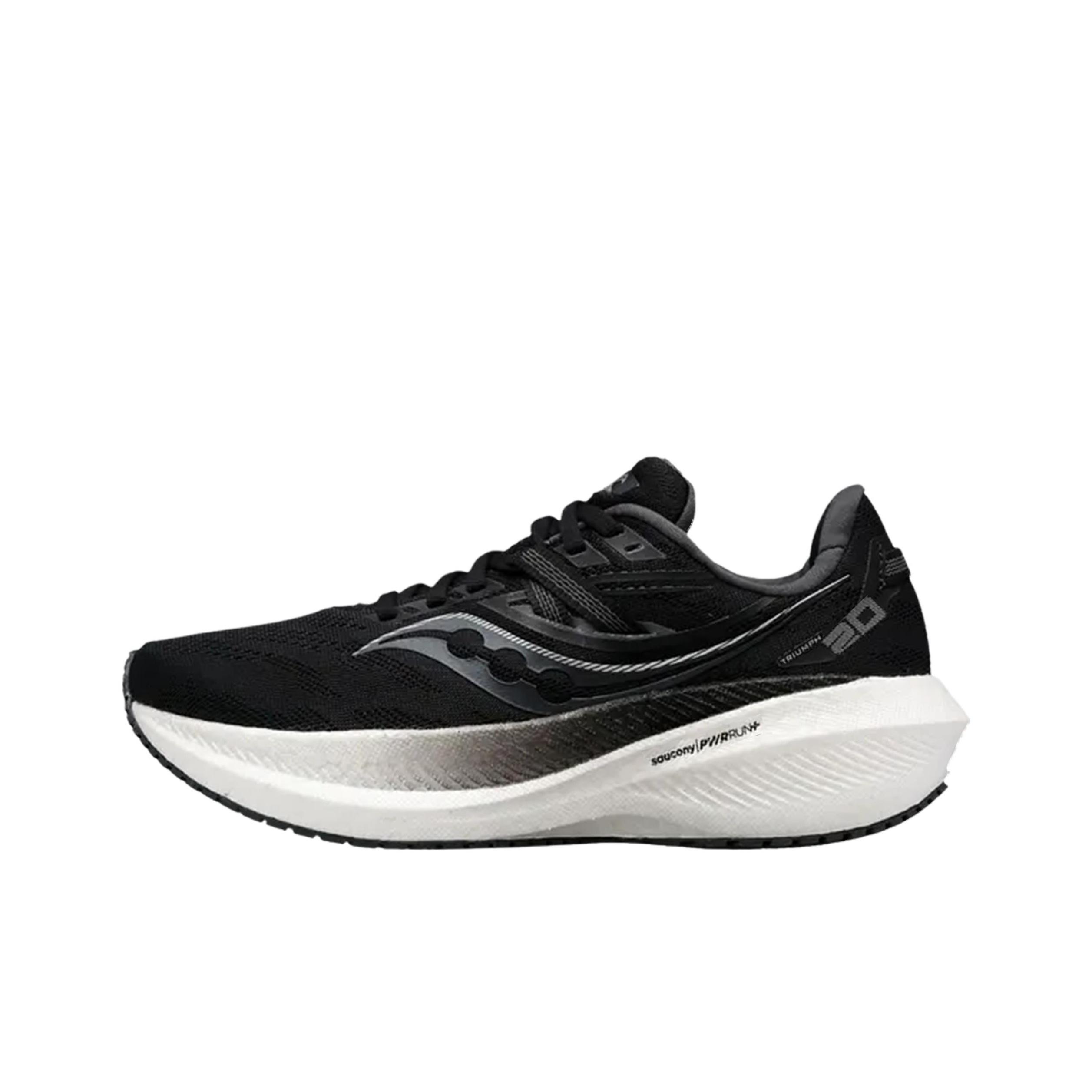 

Saucony Triumph 20 Wide Black White Women Sneakers S10760-10 37
