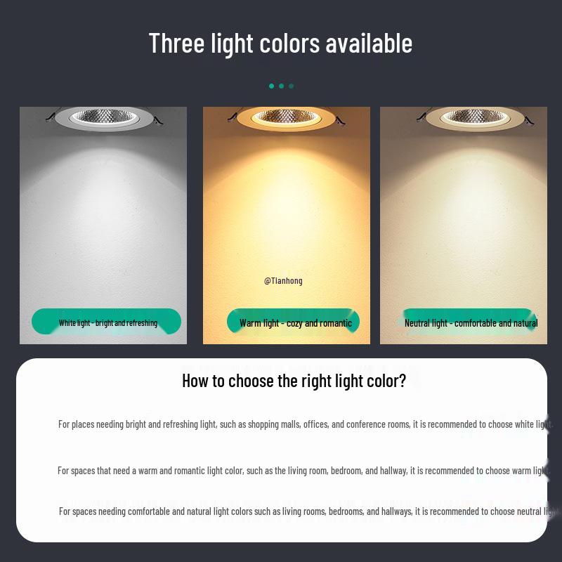 Deckeneinbauspots für den Heim- und Gewerbebereich