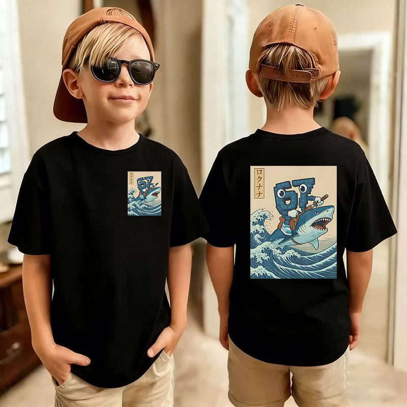 Cute Funny Six Seven Italian Brainrot 67 Number Graphic Print TShirt BoyGirl Summer Short Sleeved Kids Comfortable Tshirt Top
