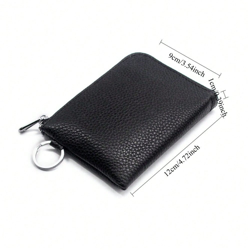 Zipper change bag, bank card, coin bag with key ring, mini change bag.