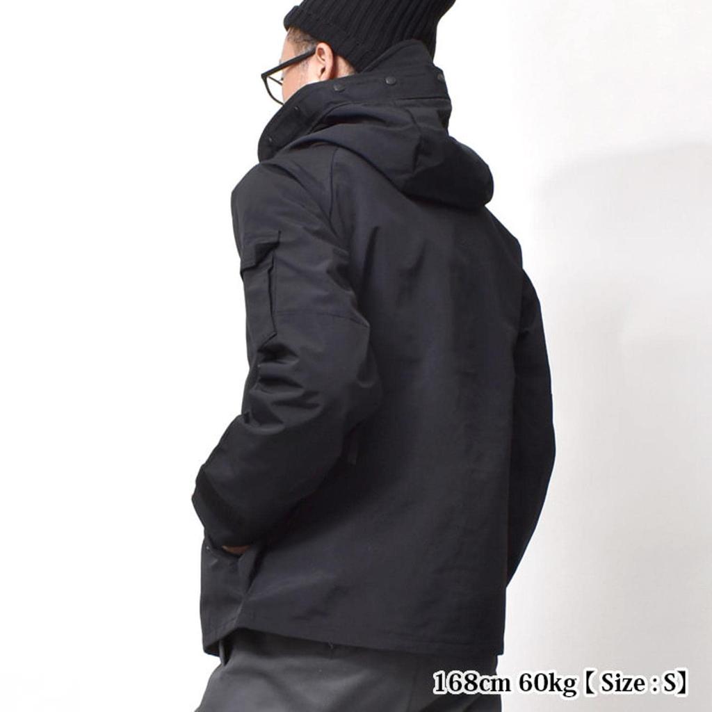 Nylon jacket outerwear [Houston] men's (American casual/military jacket/water repellent) (M size/black)