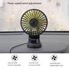Car USB Clip Fan with 360 Degree Rotation & Strong ABS Suction Cup Portable Auto Suction Cup Fan for Vehicle Cooling