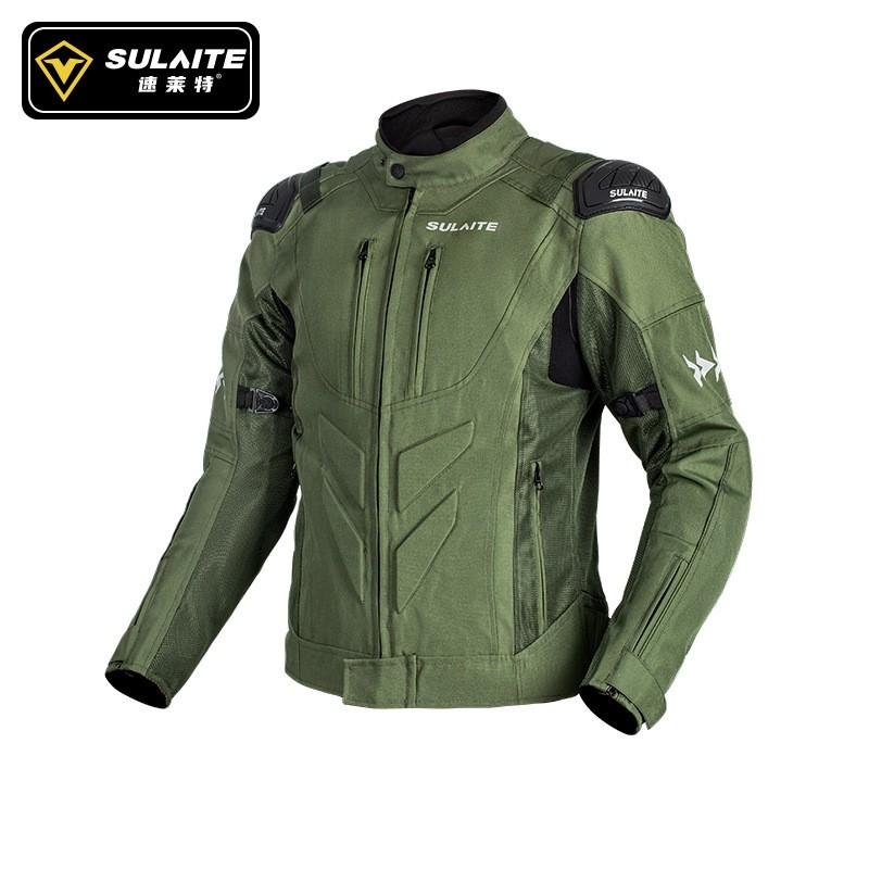 SULAITE Motorcycle Riding Jacket Pants Set