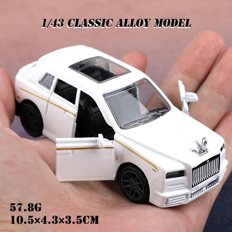 1:43 scale Cullinan alloy pullback model car (bagged), a cool 1:43 scale Cullinan alloy toy, children s toy, alloy car figurine.