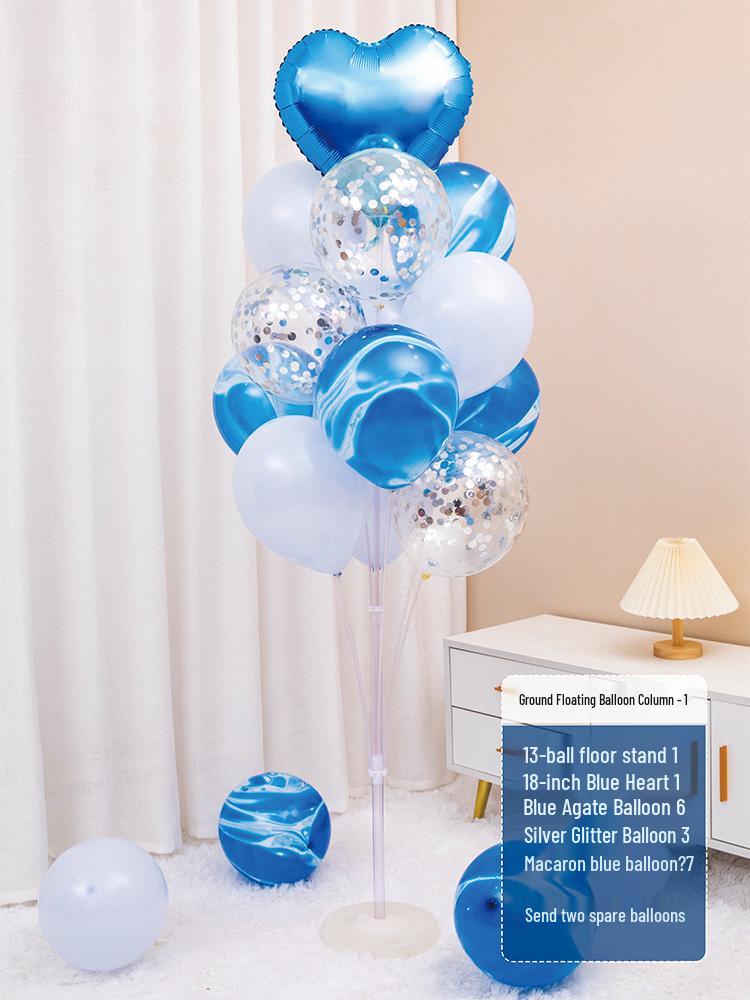 Luminous Floating Table Balloon Heart Decor for Birthday & Banquet
