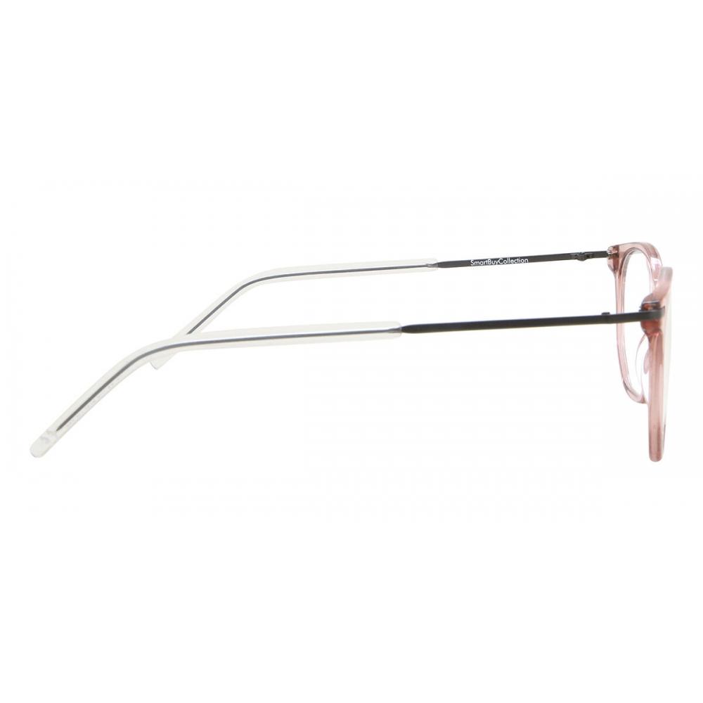 Full Rim Square Transparent Pink Smartbuy Collection Aminah Jsi 021 767 Fashion Unisex Eyeglasses