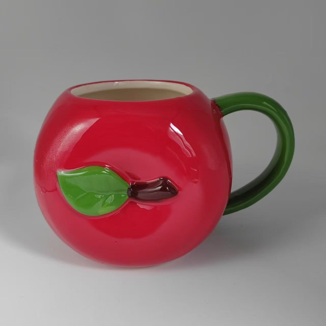 

Креативна керамічна чашка для кави у формі полуниці, гарбуза, ананаса, дитяча фруктова кружка, для дому, офісу, сніданку, молочних напоїв, подарунок на день народження, нова 401-500ml