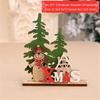 Decor Christmas Wooden Table Desktop Sign Xmas Gifts New Year Home Ornaments