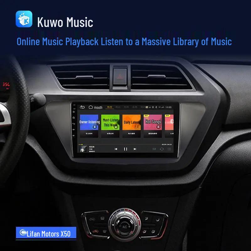 Lifan X50 Android Smart Center Console: Large Screen Navigation & Reversing Camera