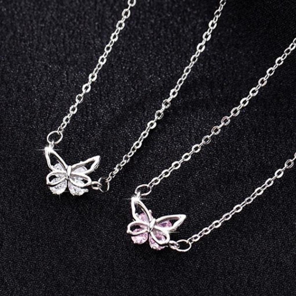 Women's Accessories Luxury Stone Butterfly Necklace 2 Colors