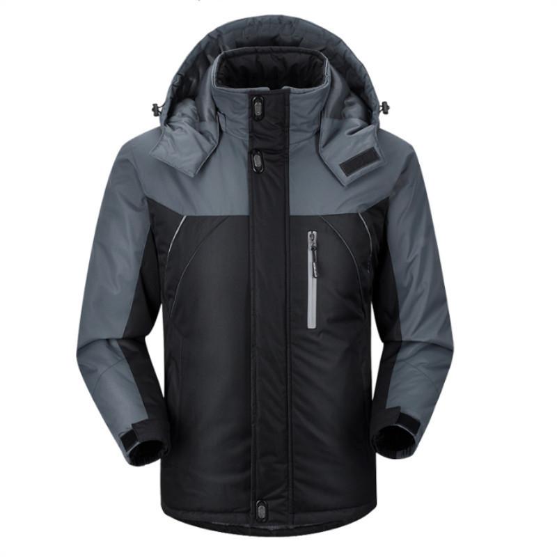 Winter Men's and Women's Cotton-padded Clothes Fashion Slim-fitting Large-size Warm Cotton-padded Clothes Thickened Jacket