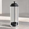 Cylindrical Straw Dispenser Transparent with Lid DustdustResistant for Restaurant,