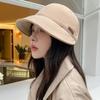Windproof Winter Fisherman Hat Soft Winter Peaked Cap Fashion Warm Cap  Woman