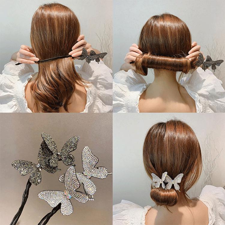 Korean Hair Styling Tool: Lazy Curling & Braiding Butterfly Clip