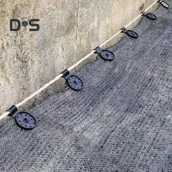 50/100 Pcs Shade Cloth Plastic Clips Heavy Duty Shade Tarp Buckle Reusable Fixing Clips for Agricultural Anti Bird Net Garden Windproof Sun Shade