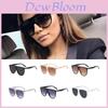 Oversized Women Sunglasses Ladies Vintage Flat Top Large Shield Fashion Uv400 Protection