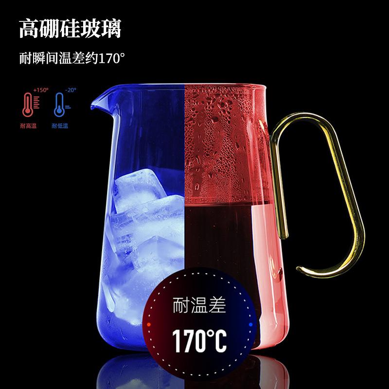 Thermally Insulated Magnetic Lift Tea Cup 700ml Water Separation Inner Glass Tea Maker Pot With Tea Strainer Customized Teapots