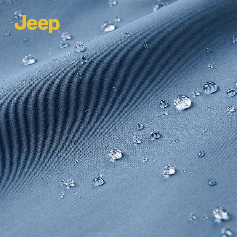 JEEP Men's Hooded Outdoor Windproof Rain Jacket