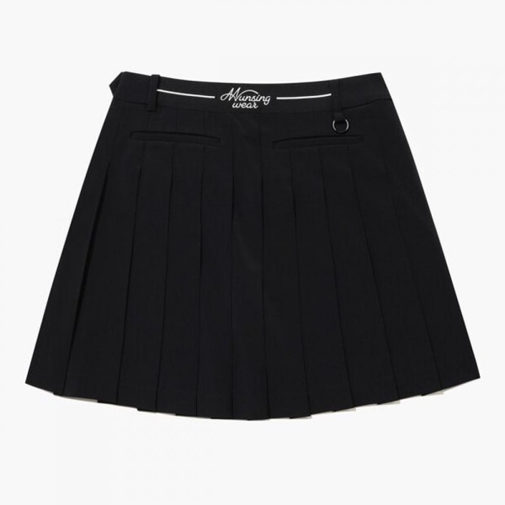MunSingwear Women S baSic Pleated Skirt Black mr122lSk12