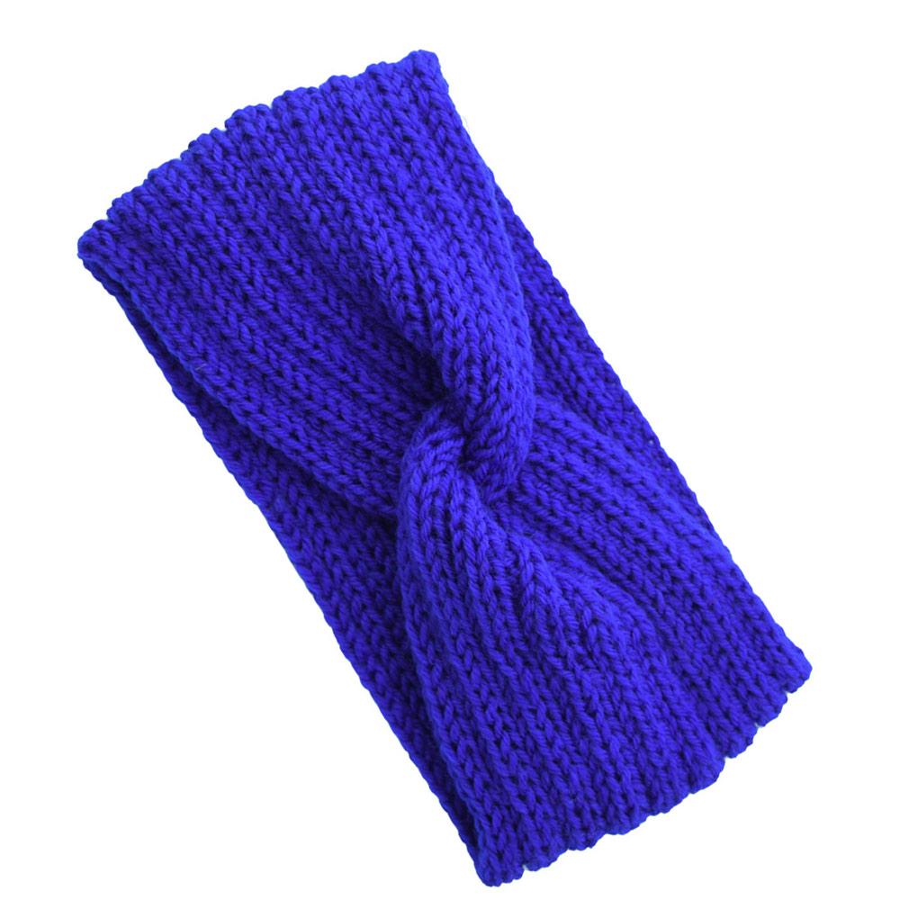 Womens Winter Head Muffs Simple Crocheted Protector Ear Headband Styling Style Windproof Hair Accessories for Women