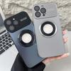 Titanium Alloy Texture Lens Protection Case For iPhone 17 16 15 14 Plus 13 12 Pro Max High-end Magnetic Simple for Magsafe Cover