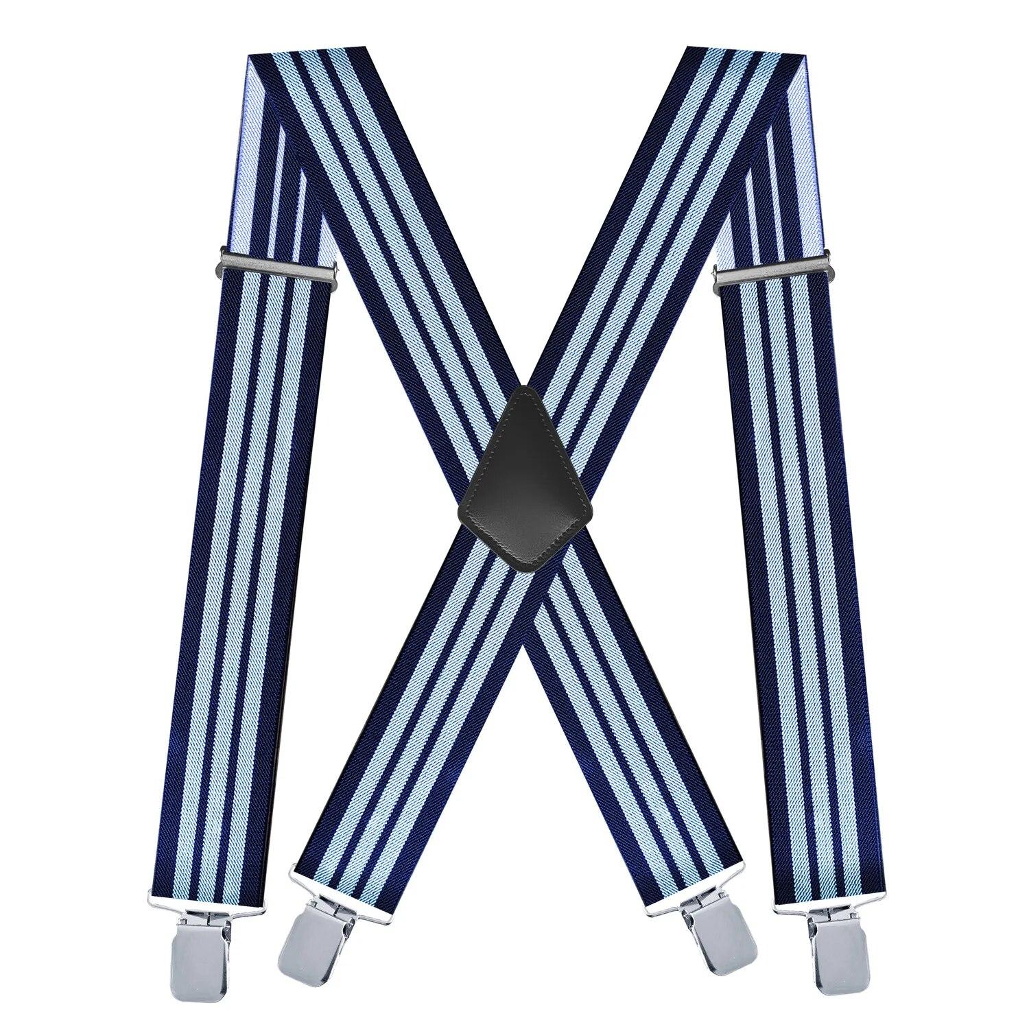 

Для взрослых, однотонный, регулируемый, ремень для подтяжек, рабочий пояс, эластичный зажим для подтяжек, британский ретро-стиль,