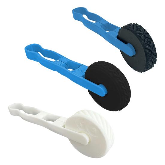 Clay Pattern Roller Pottery Tool Textured Clay Art Roller with Handle Clay Texture Tool for Clay Pottery DIY Projects