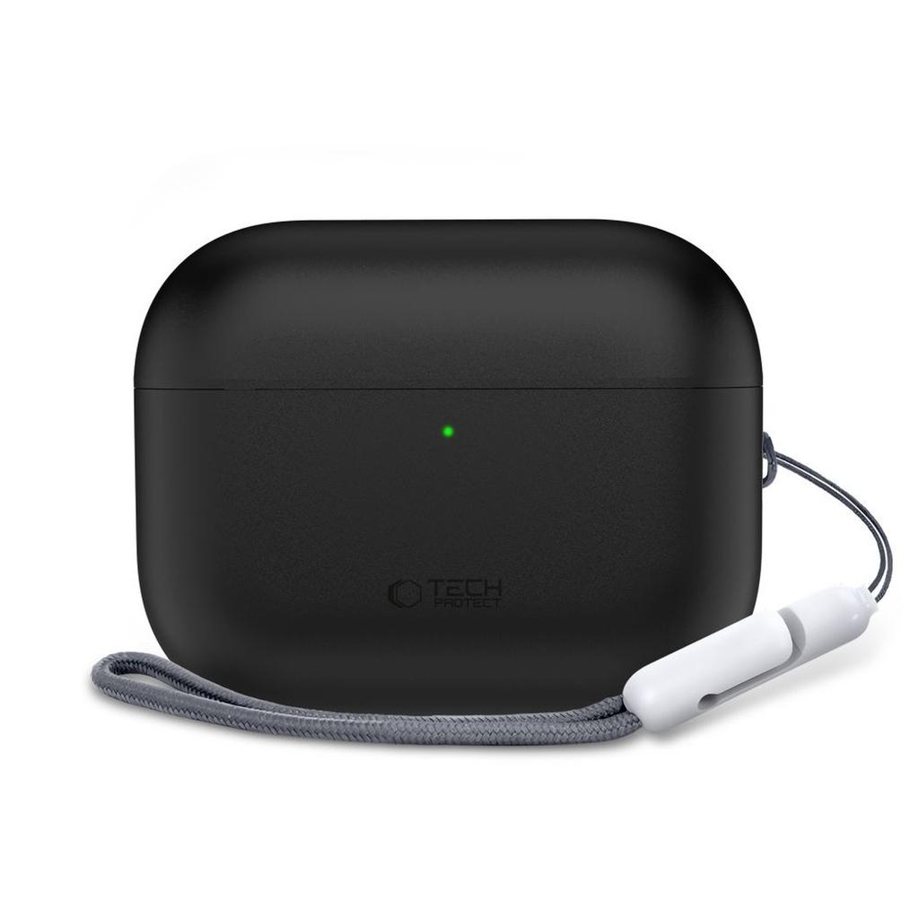 Etui ochronne silikonowe na słuchawki AirPods Pro 3 - czarne