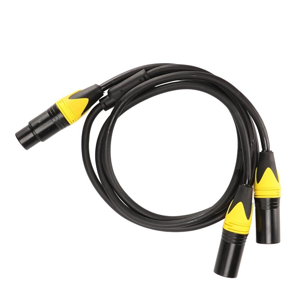 3 Pin XLR Splitter Cable Noiseless XLR Audio Y Adapter Cable XLR Y Cord  Speaker Connection