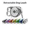 Automatic Retractable Small Dog Leash 3m Ultralight Portable Nylon with Locking Alloy Clip for Outdoor Jogging Hiking Travel