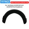 YAYINCC Headphone Head Beam Cover for Sennheiser ACCENTUM PLUS Earphone Zipper knitted fabric headband protective cover