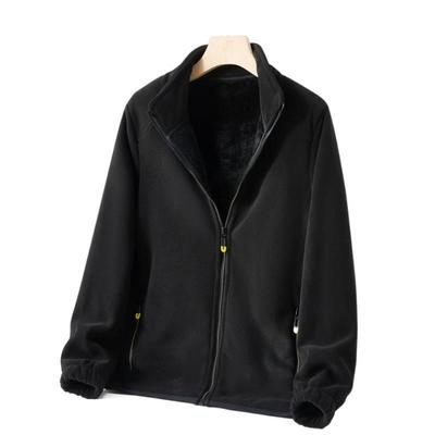 Outdoor Plus Size Fleece Jacket Autumn Winter Thickened Warm Softshell Jacket Inner Liner Couple Style Polar Fleece Coat for Women