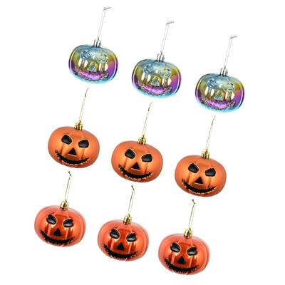 3Pcs Halloween Hanging Pumpkin Decorations Party Supplies Props Halloween Ball Ornaments for Indoor Tree Outdoor Home Decor