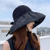 Women's Summer Jeju Island Look Ribbon Bucket Hat