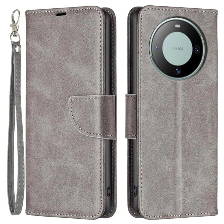 For Huawei Mate 60 Book Style Phone Wallet Case Textured PU Leather Stand Phone Cover