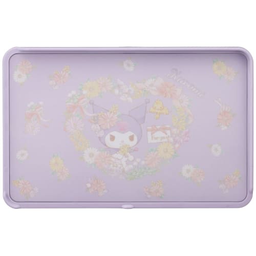 Skater Double-Sided Cutting Board with Spill-Resistant Guard, AG+ Antibacterial, 21 X 32.5 Cm, Medium, Kuromi Water P, Sanrio, Dishwasher Safe (KTMT1A