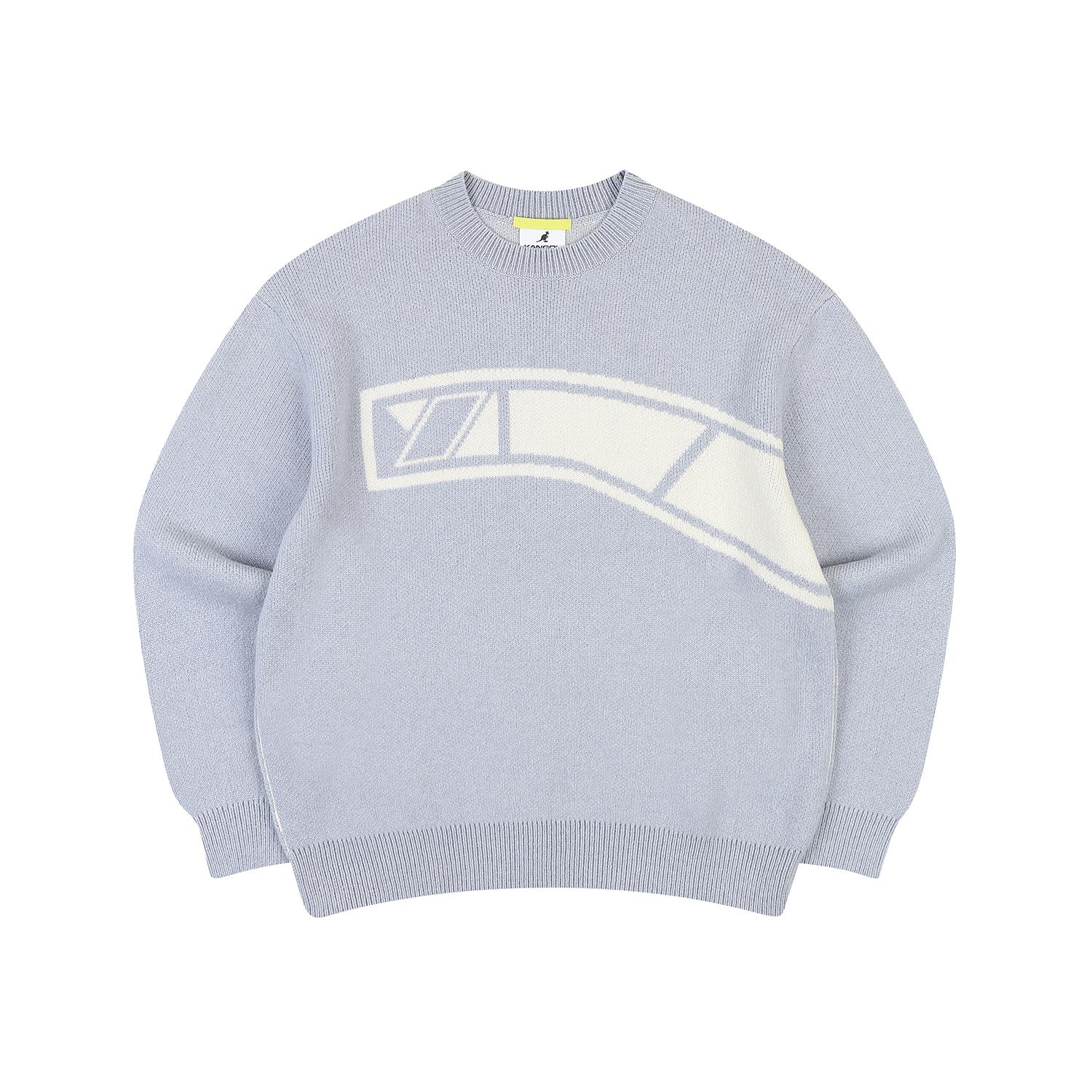 Kangol Crs Logo Sweater 9005 Light Blue Lt.Blue/L