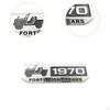 Car Commemorative Sticker 1970 Anniversary Decoration Truck Exterior Accessories Embossed