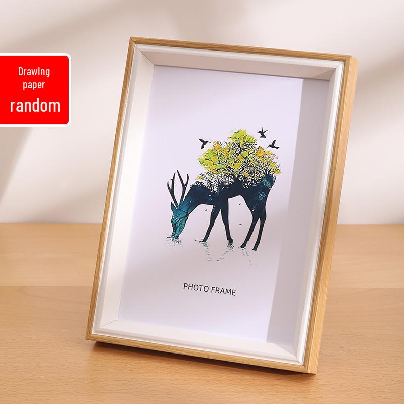 

Скандинавская минималистичная фоторамка: Настольный и настенный дисплей для фотографий 6 , 7 , 8 , 10 и формата A4, горизонтальный и вертикальный вид.