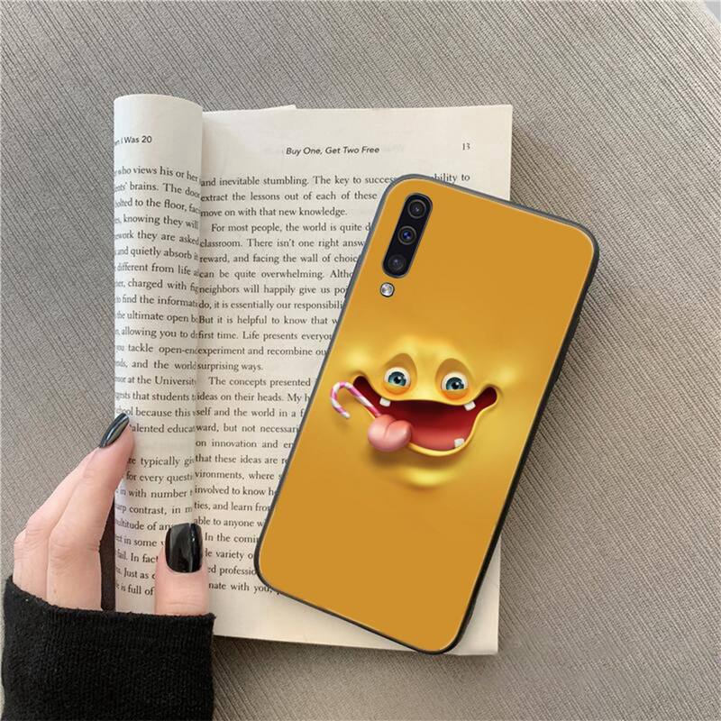 Art Funny Faces Phone Case For Samsung Galaxy A7 A50  51 A70  80 A40 A20 A30 A8 A6 A8 Plus A9 A71